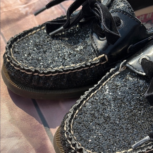 Stylish Black Glitter S Perry Top-Sider Women's Loafers - Picture 2 of 7